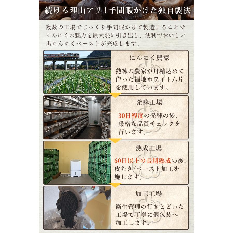 におい残りが気にならない】黒専力 おいしい黒にんにくペースト 30包
