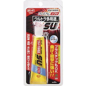 コニシ　プラスチック用ボンドウルトラ多用途ＳＵプレミアムソフト　２５ｍｌ　クリアー　透明 | 