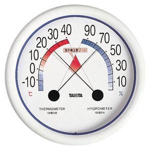 ＴＡＮＩＴＡ　食中毒注意ゾーン付温湿度計　５４８８ | 