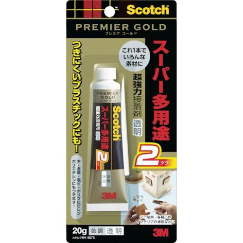 ３Ｍ　超強力接着剤　プレミアゴールド　スーパー多用途２　透明　２０ｇ　 | 