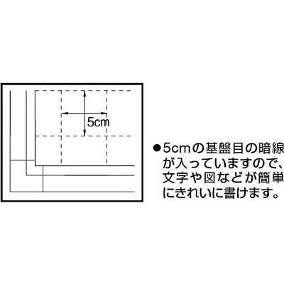 TRUSCO スチール製ホワイトボード 白暗線入り 900X1800 
