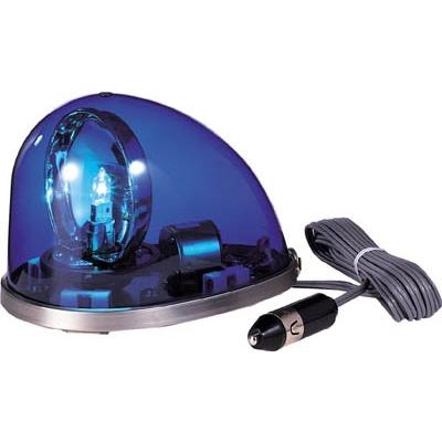 パトライト 流線型回転灯 青 DC24V ゴムマグネット HKFM-102G-B : E 