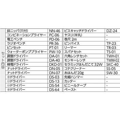 定価：49,900円　KS-10 エンジニア ツールキット 30点セット ツールキット 一般電気機器・電気科向け工具セット KS-04
