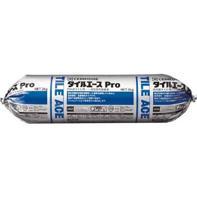(廃番)セメダイン　タイル貼り用接着剤　タイルエースＰｒｏ　グレー　２ｋｇ | 