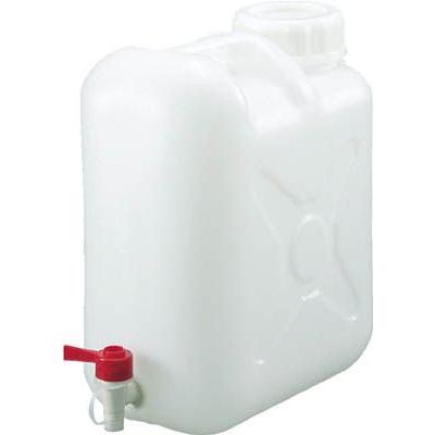 ＴＲＵＳＣＯ　ポリタンク　扁平缶　広口ケミカルコック　パッキン付タイプ　２０Ｌ | 