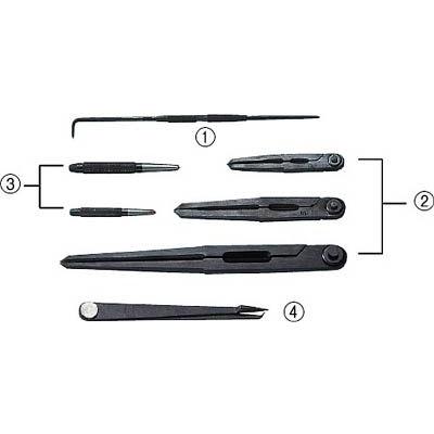 トラスコ　　超硬チップ付ケガキ工具　8本セット |  | 01