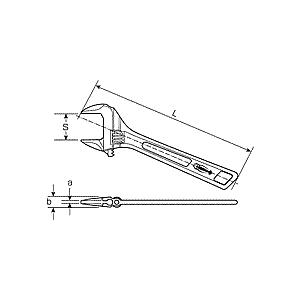 ロブテックス　ハイブリッドモンキーレンチUM46 |  | 01