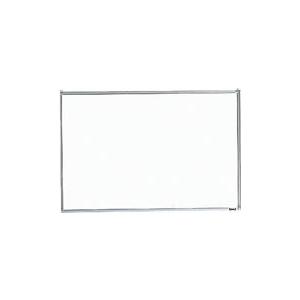 ＴＲＵＳＣＯ　スチール製ホワイトボード　白暗線入り　６００Ｘ９００　裏金具式