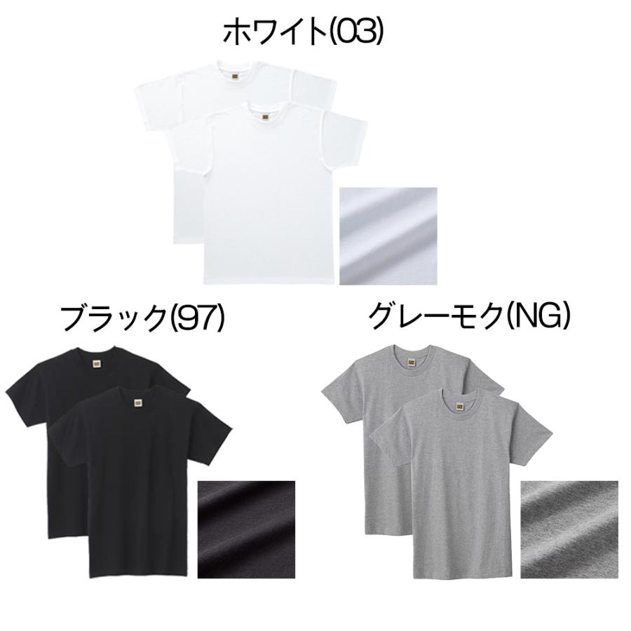 G.T.HAWKINS 丸首 Tシャツ 2枚組 綿100％ アウトドア カジュアル 厚手
