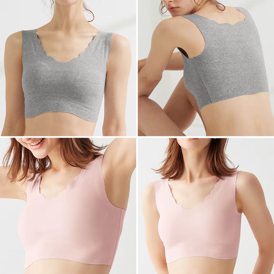 GUNZE（グンゼ） KIREILABO キレイラボ 完全無縫製 ハーフトップ ブラ