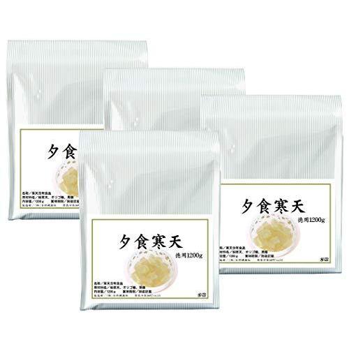 おしゃれ 自然健康社 夕食寒天・徳用 1200g×5個 密封袋入り - 酵母、酵素