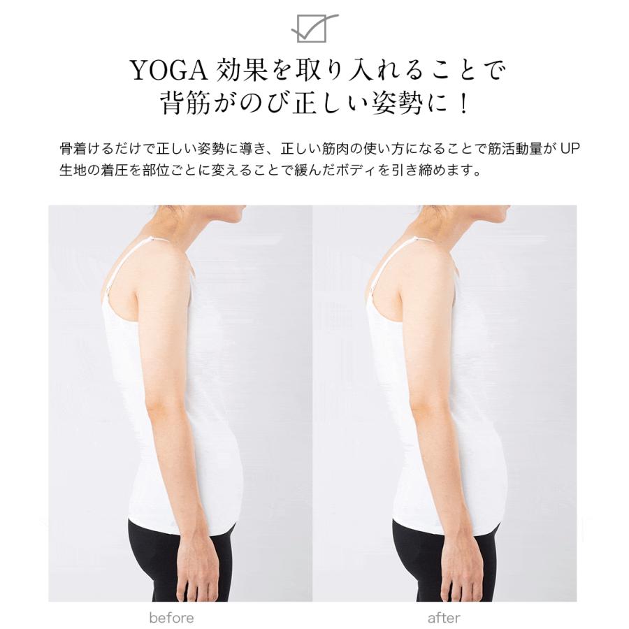 ボディーメイクインナー　Mサイズ 人気 ボディリメイクYOGAインナー 美ボディ 補正下着 加圧