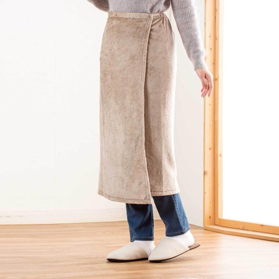 吸湿発熱３WAY巻きスカート 巻きスカート 防寒 ロング 裏ボア フリース 発熱繊維 吸湿発熱 冬 おしゃれ レディース ３WAY ルームウェア ひざ掛け ブランケット | 