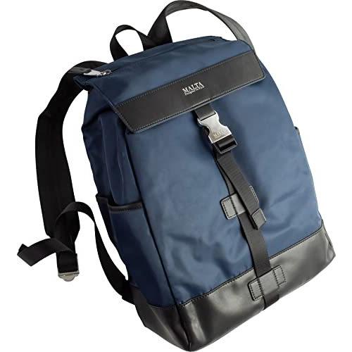 人気no 1 B4サイズ収納 Pc17 3インチ 軽い レザー メンズ ビジネス リュック Malta 小物ケース ネイビー インナーポケット ペットボトルホルダー ビジネスリュック Www Gatorheatandair Com