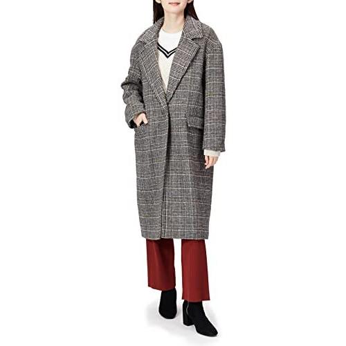 二つ折り財布 フリーズマート ウールブレンドコート ウール混オーバーシングルチェスターコート レディース ベージュ M 全品送料無料 ファッション レディースファッション Prolenca Hn