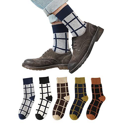 靴下 メンズ カジュアルソックス 春夏用 スポーツソックス おしゃれ チェック柄ソックス 5足セット 綿 通気吸 91jnklqxmc ファッション Www Velver Hu