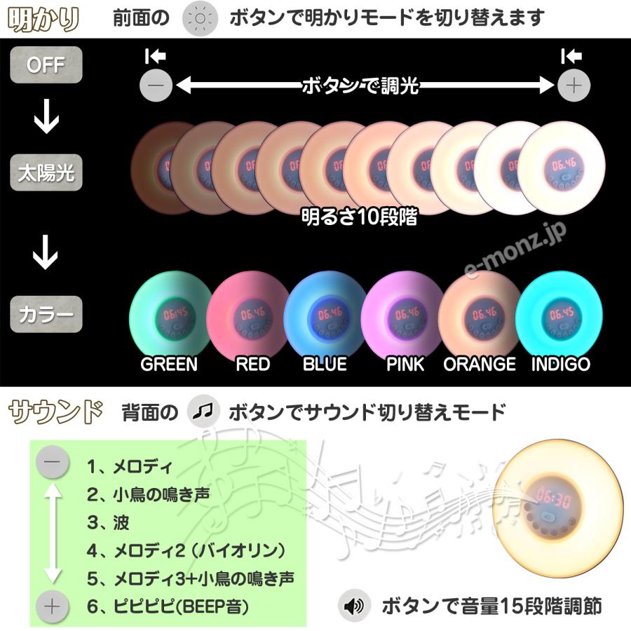おもしろ 目覚まし時計 【ウェイクアップ with ライト】 ウェイク