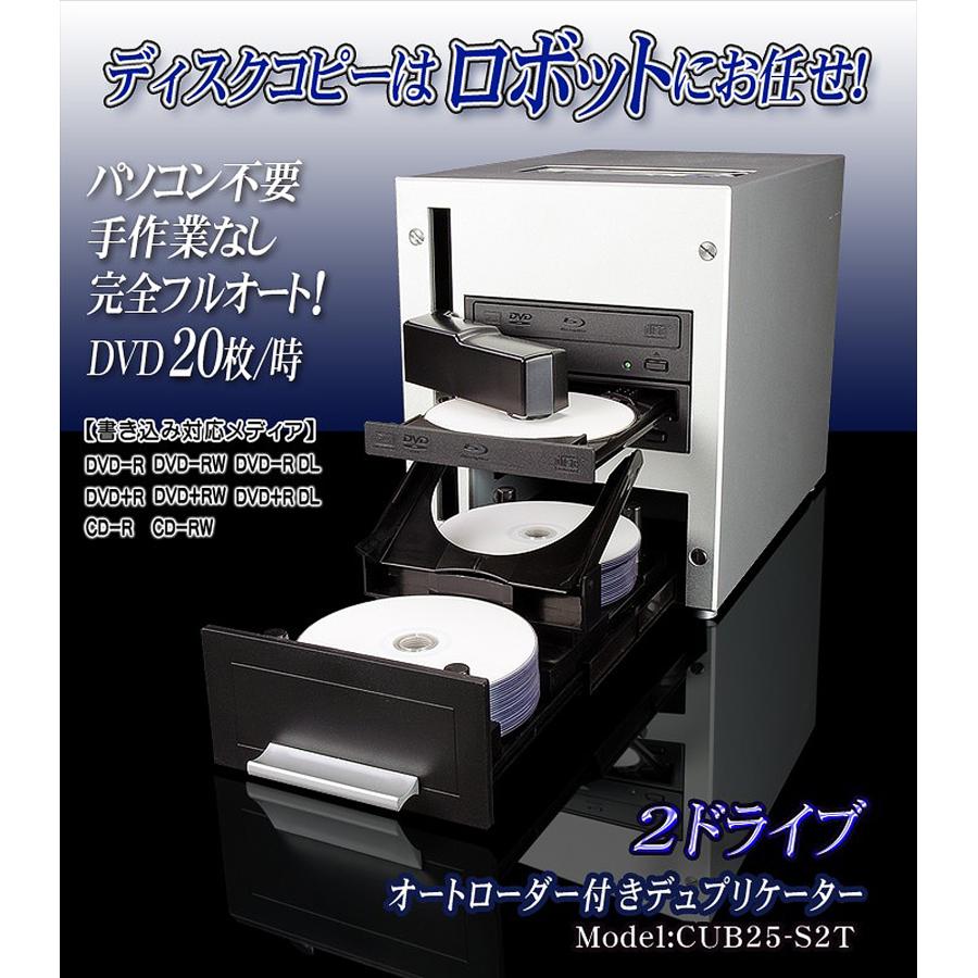 全自動 オートデュプリケーター DVD/CDコピー機 オートローダー