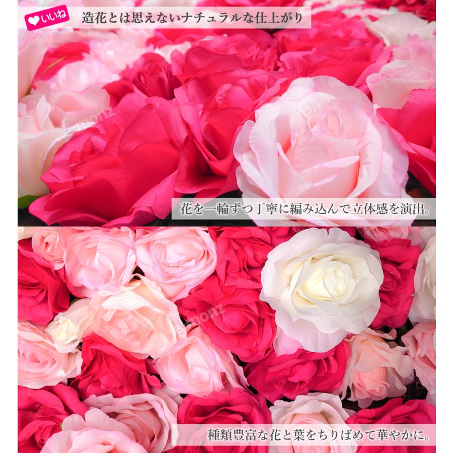 ウォールフラワー 6枚セット 花壁掛け リアル壁掛造花