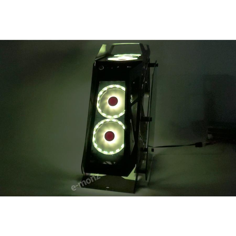 eモンズ 【 白鷺城 】 MicroATX MiniITX ミドルタワー Amazon.co.jp: eモンズ PCケース 【 白鷺城 】 白 RGBファン4基