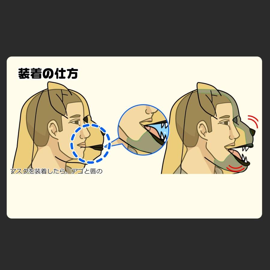 口が動く アニマルムービングマスク 【 WhiteTiger ホワイト 口が動く アニマルムービングマスク 【 WhiteTiger ホワイト