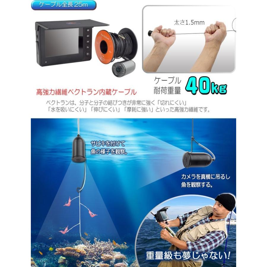 水中カメラ 【 フィッシングカメラ 25M 】 釣り用 3.5インチ 水中カメラ 【 フィッシングカメラ 25M 】 釣り用 3.5インチ