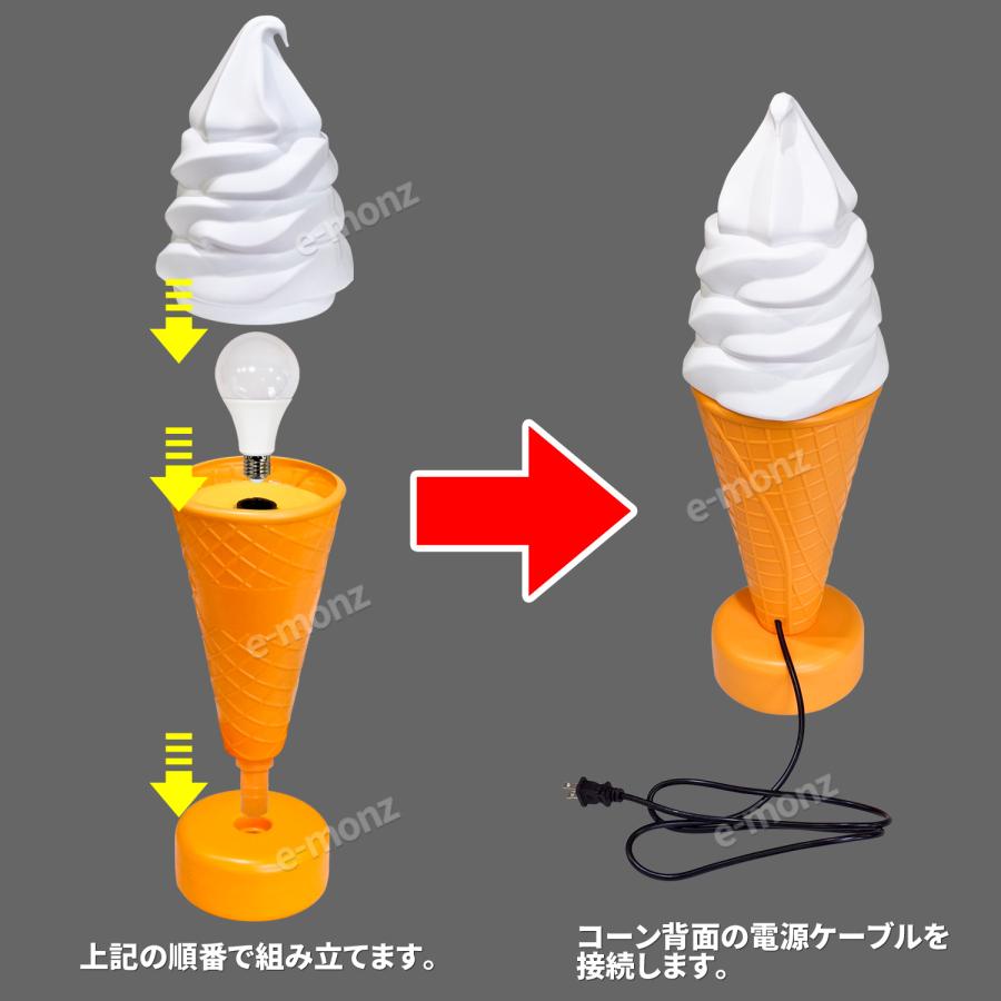 当社製品保証1年！インボイス対応！] 業務用 【ソフトクリームLED看板