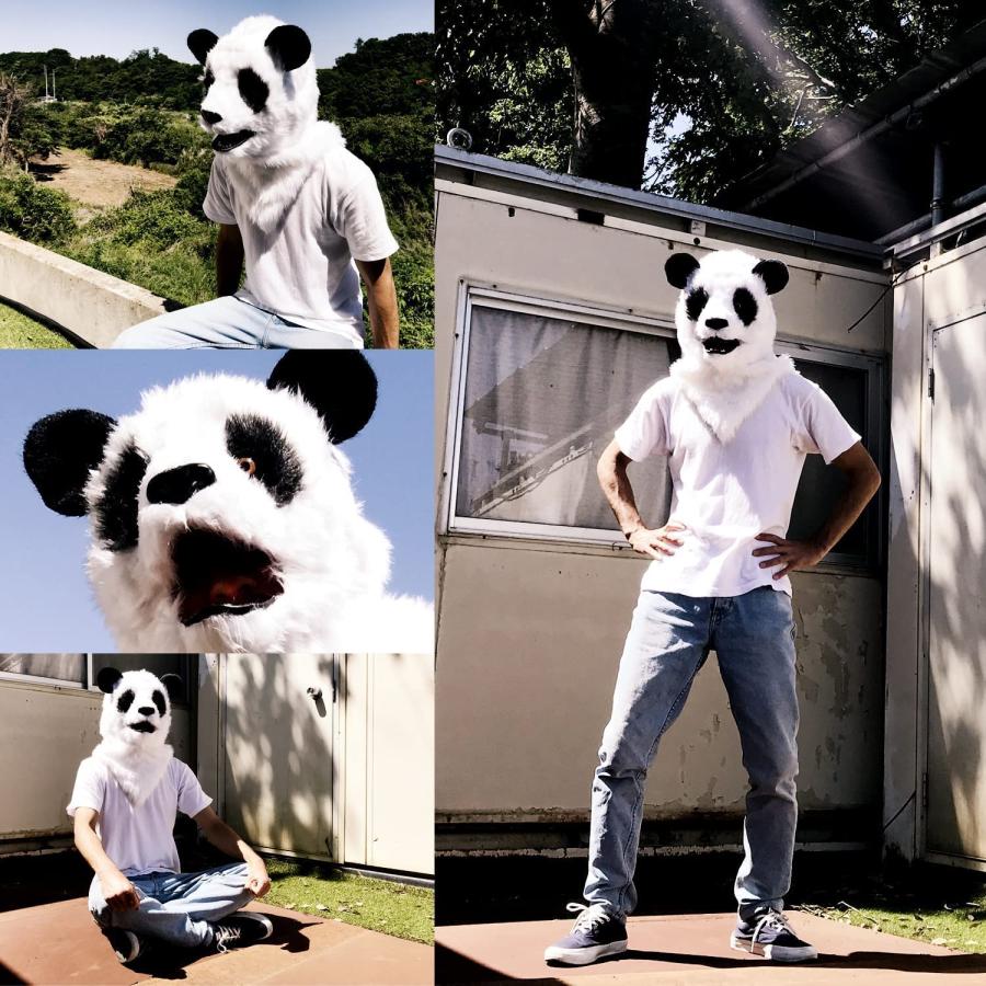 口が動く アニマルムービングマスク 【 Panda パンダ】動物