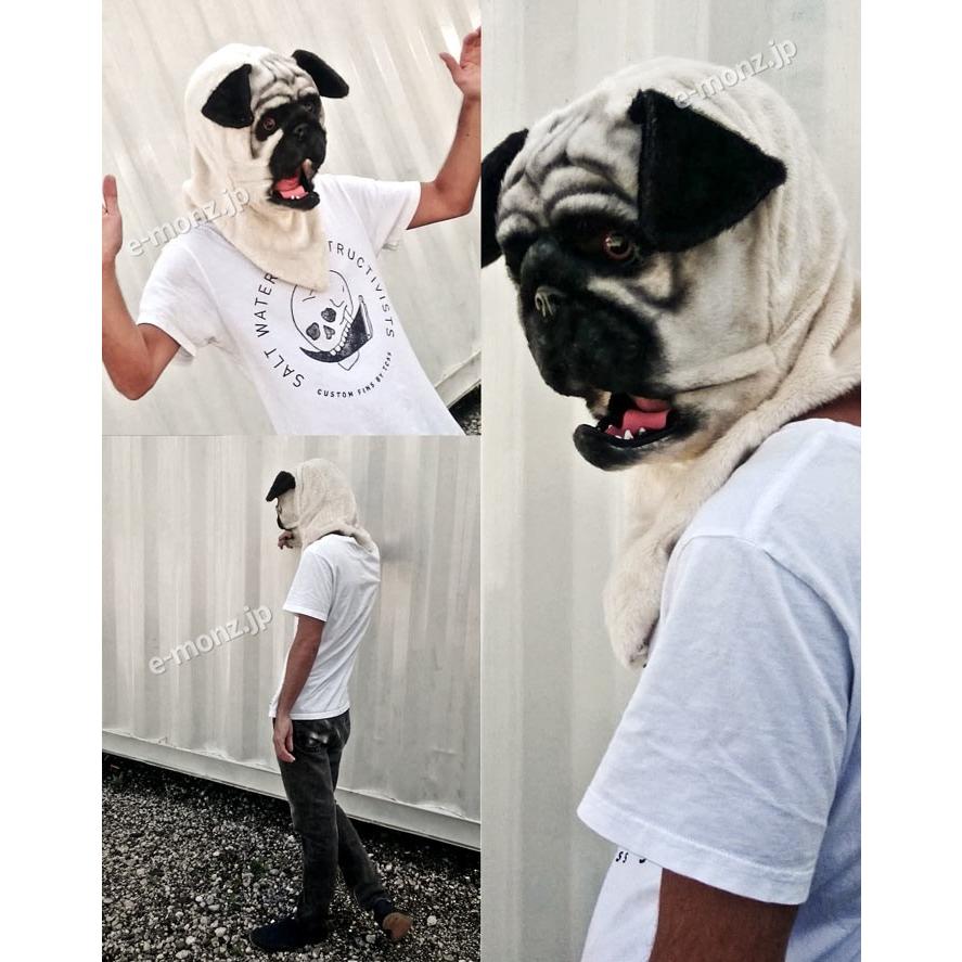 口が連動しリアルに動く なりきりアニマルムービングマスク パグ犬 アニマルマスク Move Mask Pug Eモンズ Yahoo 店 通販 Yahoo ショッピング