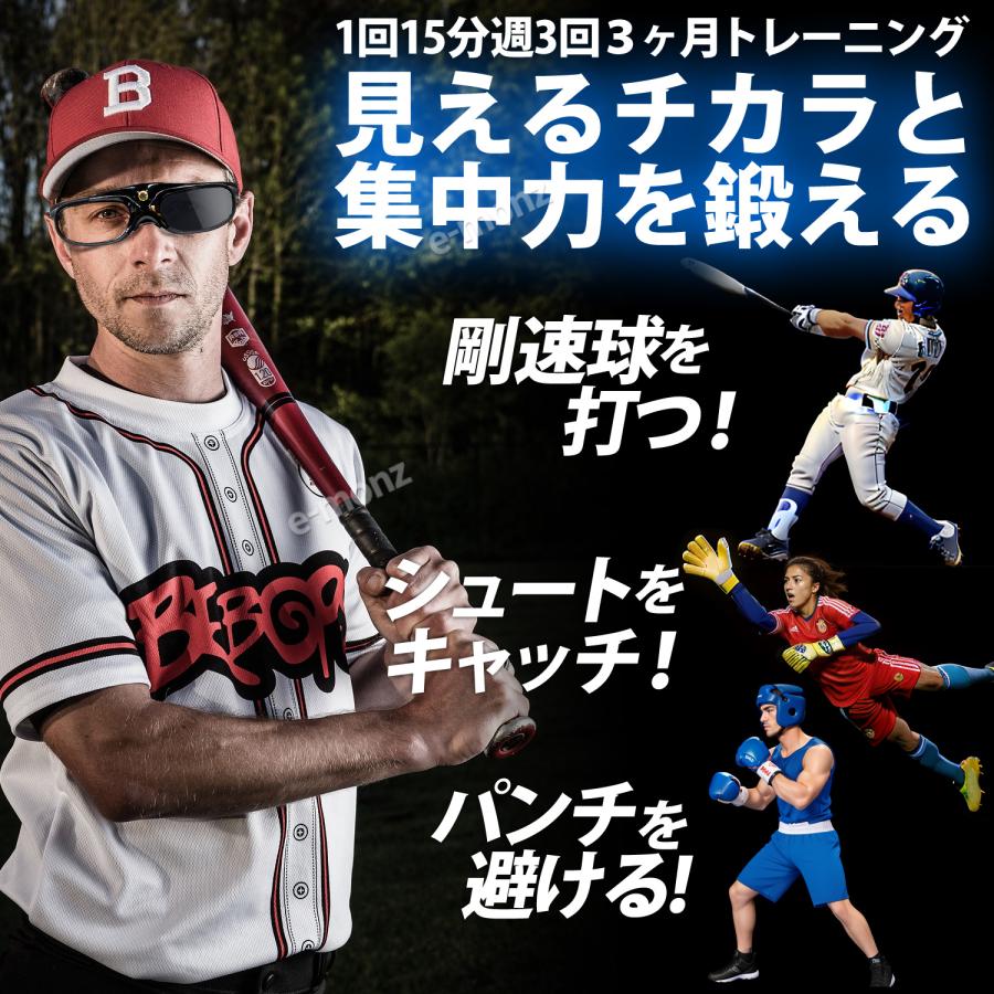 トレーニングメガネ 剛速球が打てる!?動体視力トレーニングメガネ 【リフレックス