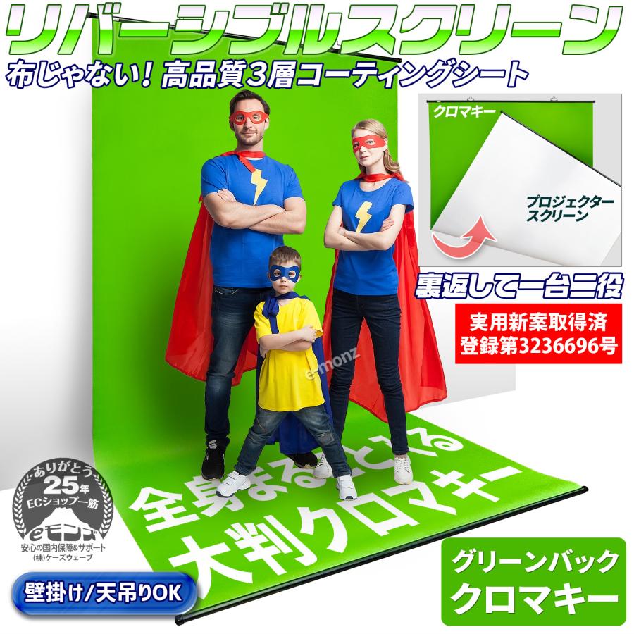 インボイス対応] プロジェクター 撮影用背景 【リバーシブルスクリーン