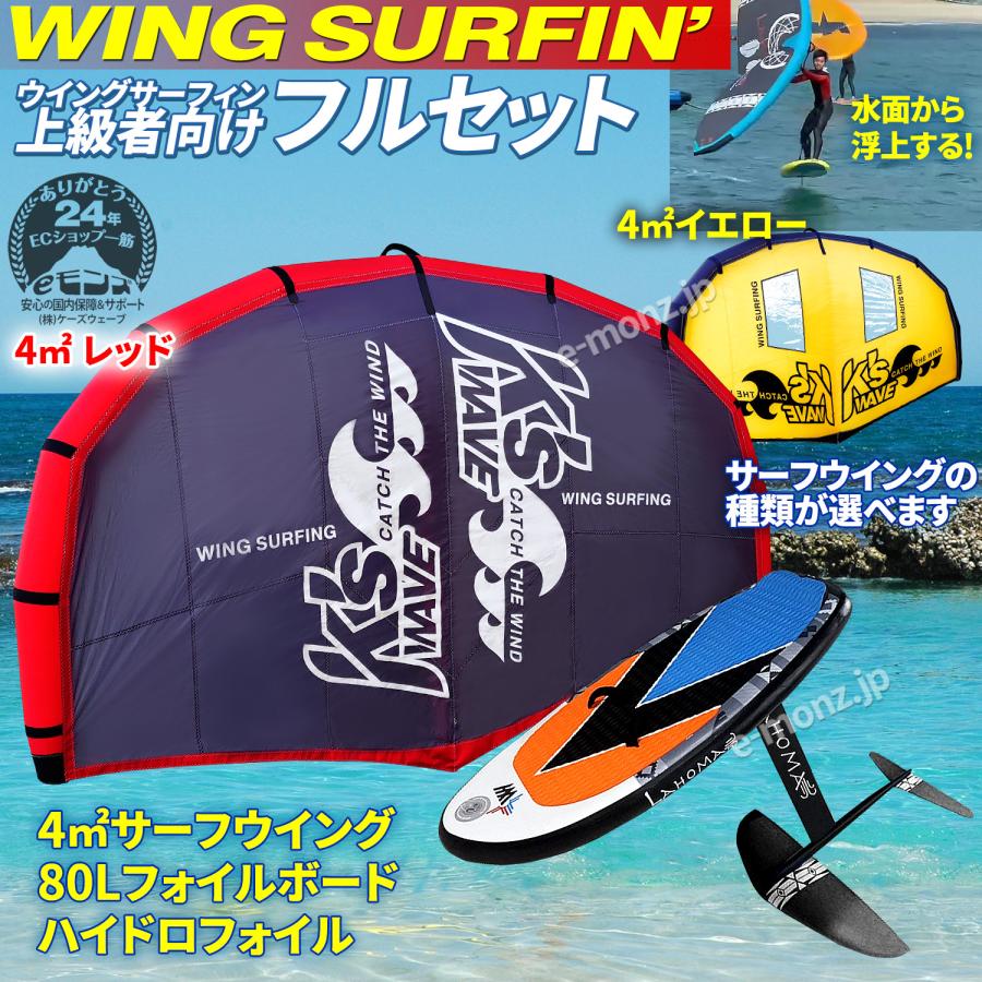 ウイングサーフィン 80Lセット 上級者 【 3点フルセット 】 4平米 