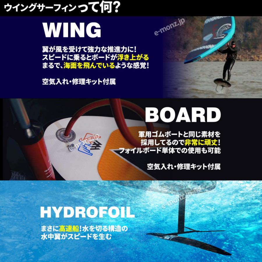 ウイングサーフィン 170L / 168Lセット 初級者 【 3点フルセット ウイングサーフィン 170L / 168Lセット 初級者 【 3点フルセット