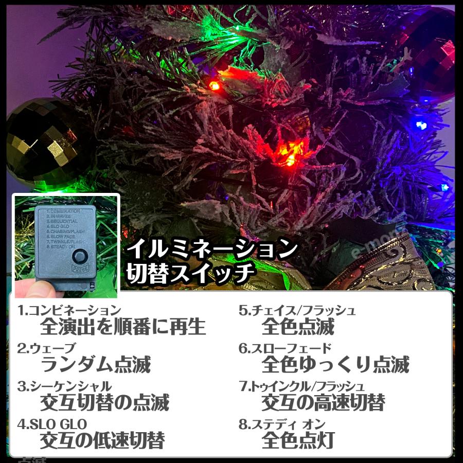 超速組立 クリスマスツリー 【 ワン・ツー・ツリー スノータイプ LED付