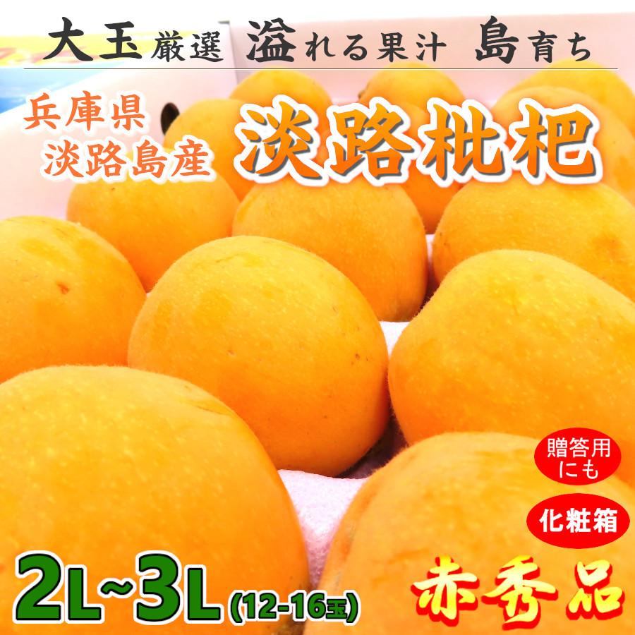 ビワ 大玉 甘い 淡路島 枇杷 赤秀 高級 化粧箱 通販 送料無料 6月 旬