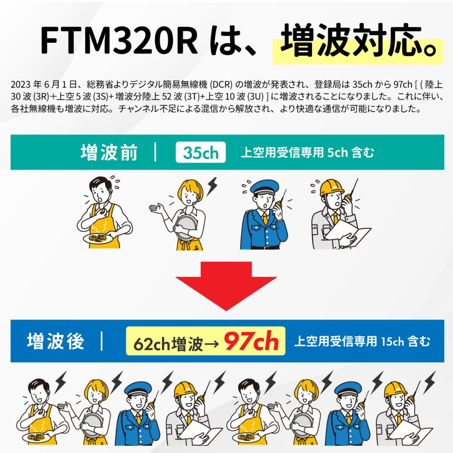 八重洲無線 トランシーバー 無線機 FTM320R デジタル簡易無線 八重洲無線 トランシーバー 無線機 FTM320R デジタル簡易無線