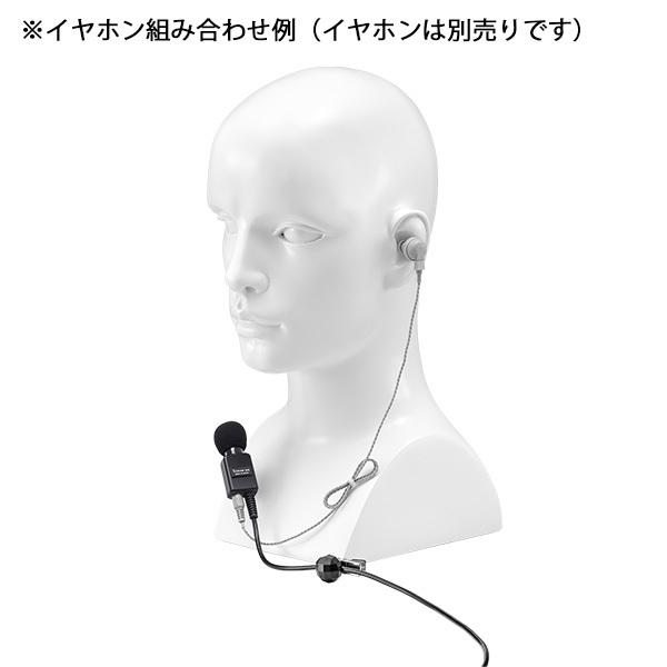 ICOM（アイコム） タイピン型マイクロホン 防水 PTTスイッチ付 HM-163A