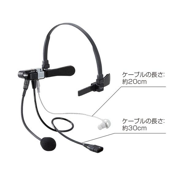 アイコム ICOM ヘッドセット イヤホン型 HS-102 IP無線用 登録局用 | ICOM | 03