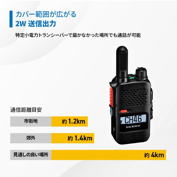 八重洲無線 トランシーバー 無線機 SRD580 PKG YAESUコネクトLite