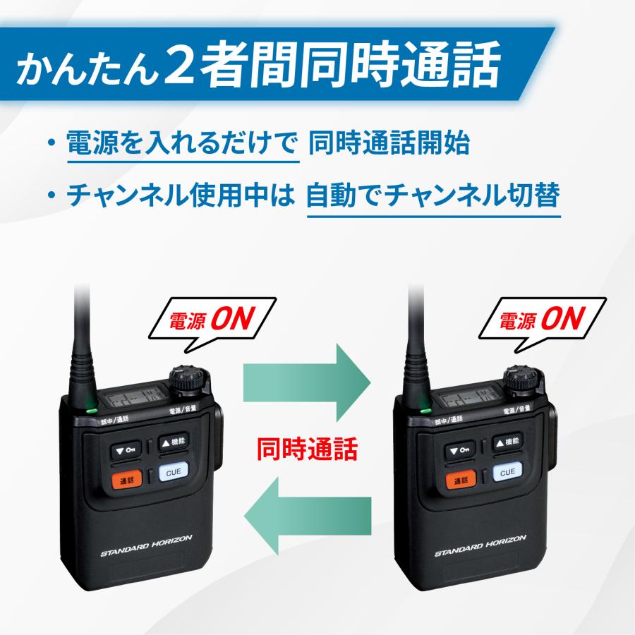 八重洲無線 トランシーバー SRFD1 同時通話 業務用 防塵 防水
