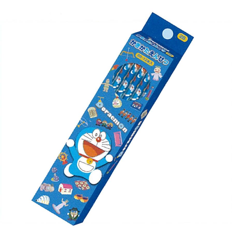ドラえもん・かきかたえんぴつ（2B鉛筆/12本入り） : バラエティ