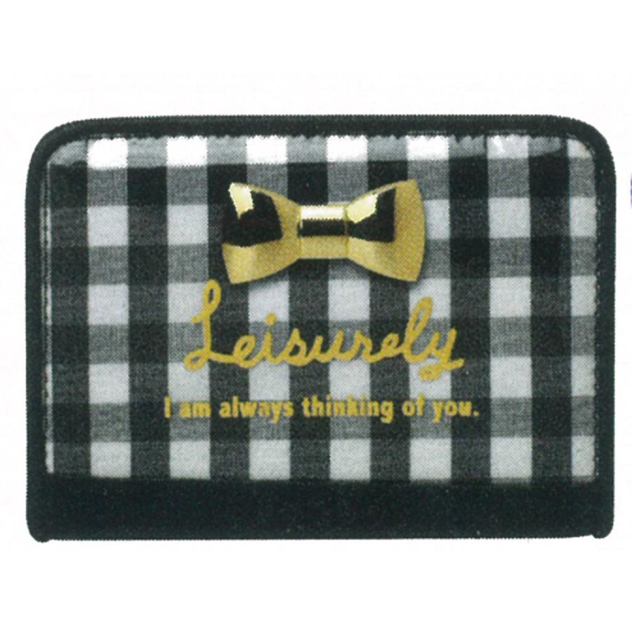 DX二つ折り財布 / さいふ （リボン ブラック） : バラエティショップ