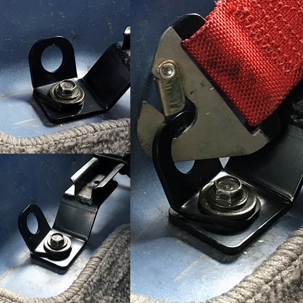 NANIWAYA/ナニワヤ シートベルトアダプター シートベルトフック 1個（1pc） 4点式ベルトの取り付けに！ 10884915