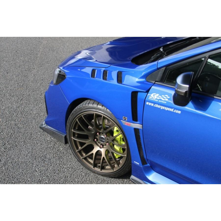 チャージスピード　フェンダーベントガーニッシュ　STI VAB チャージスピード CHARGESPEED WRX STI/S4 VA# A/B/C フロント