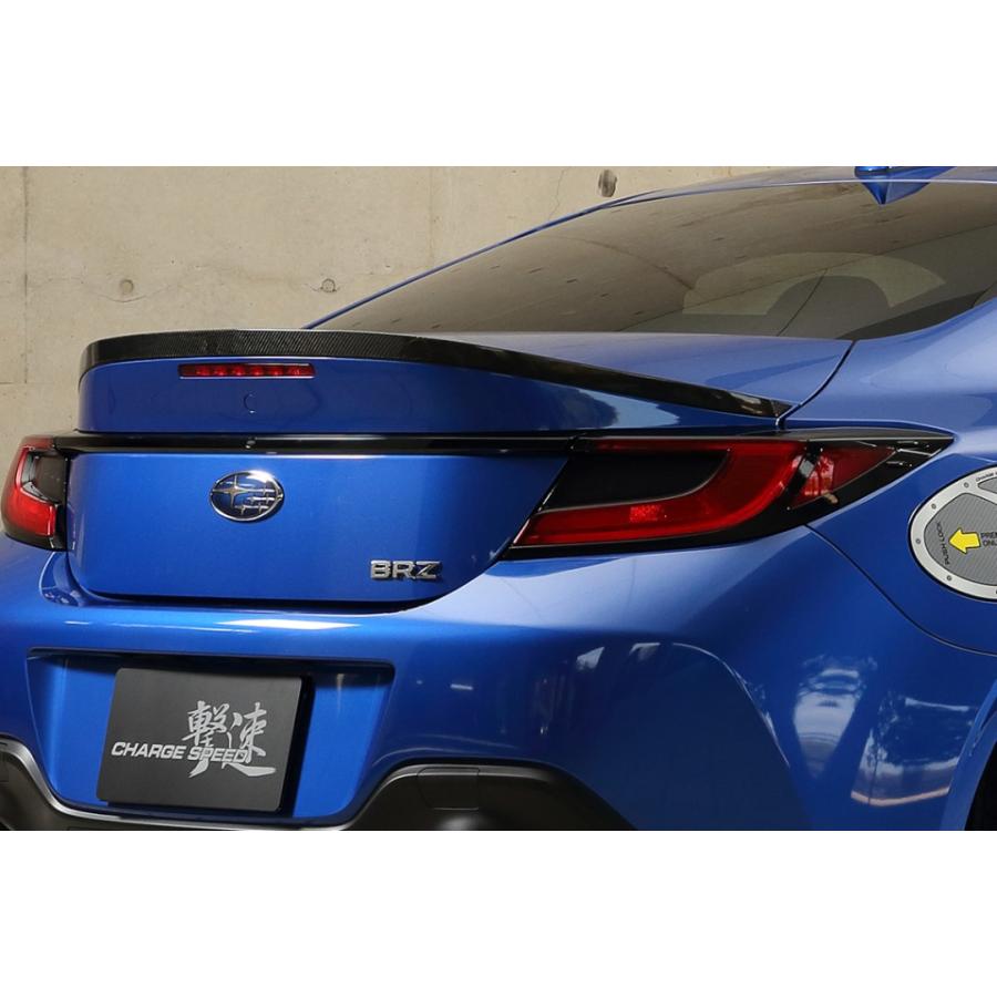 チャージスピード BRZ ZD8 トランクスポイラー 平織カーボン製