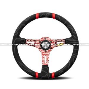 MOMO モモ ウルトラ レッド ブラックスエード レッドスポーク 未使用 MOMO/モモ ULTRA（ウルトラ） レッド 商品番号：U-02 : NANIWAYA Yahoo