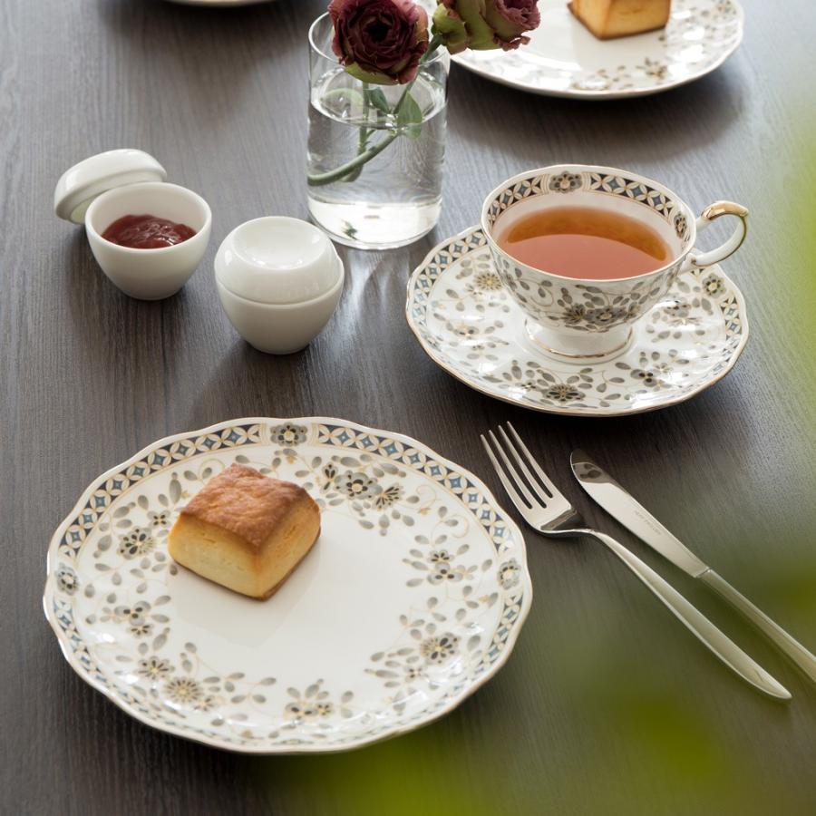 NARUMI 皿 プレート ケーキ皿 デザート皿 19cm ナルミ ブラックミラノ