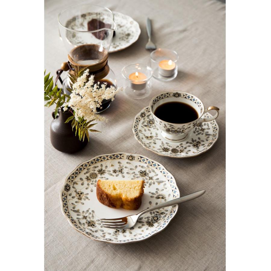 NARUMI 皿 プレート ケーキ皿 デザート皿 19cm ナルミ ブラックミラノ