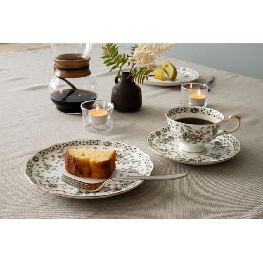 NARUMI 皿 プレート ケーキ皿 デザート皿 19cm ナルミ ブラックミラノ