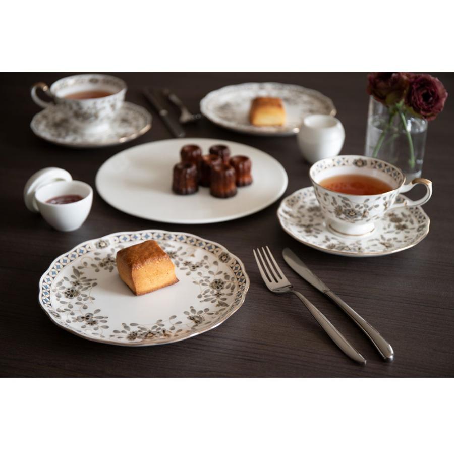 NARUMI 皿 プレート ケーキ皿 デザート皿 19cm ナルミ ブラックミラノ